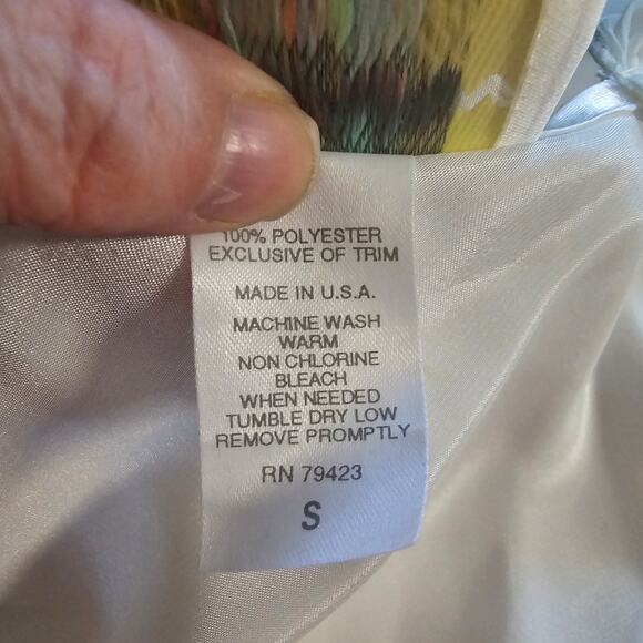 Vtg Dentelle NWT White Satin Chemise Short Negligee Nightgown with Lace Trim - Picture 7 of 10
